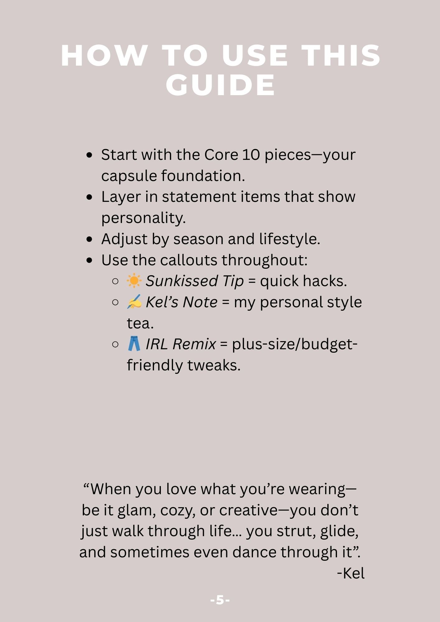 Capsule Wardrobe for the Everyday Woman eBook