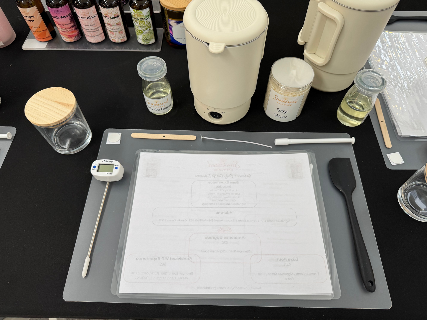 Sunkissed Body Oil Candle Workshop