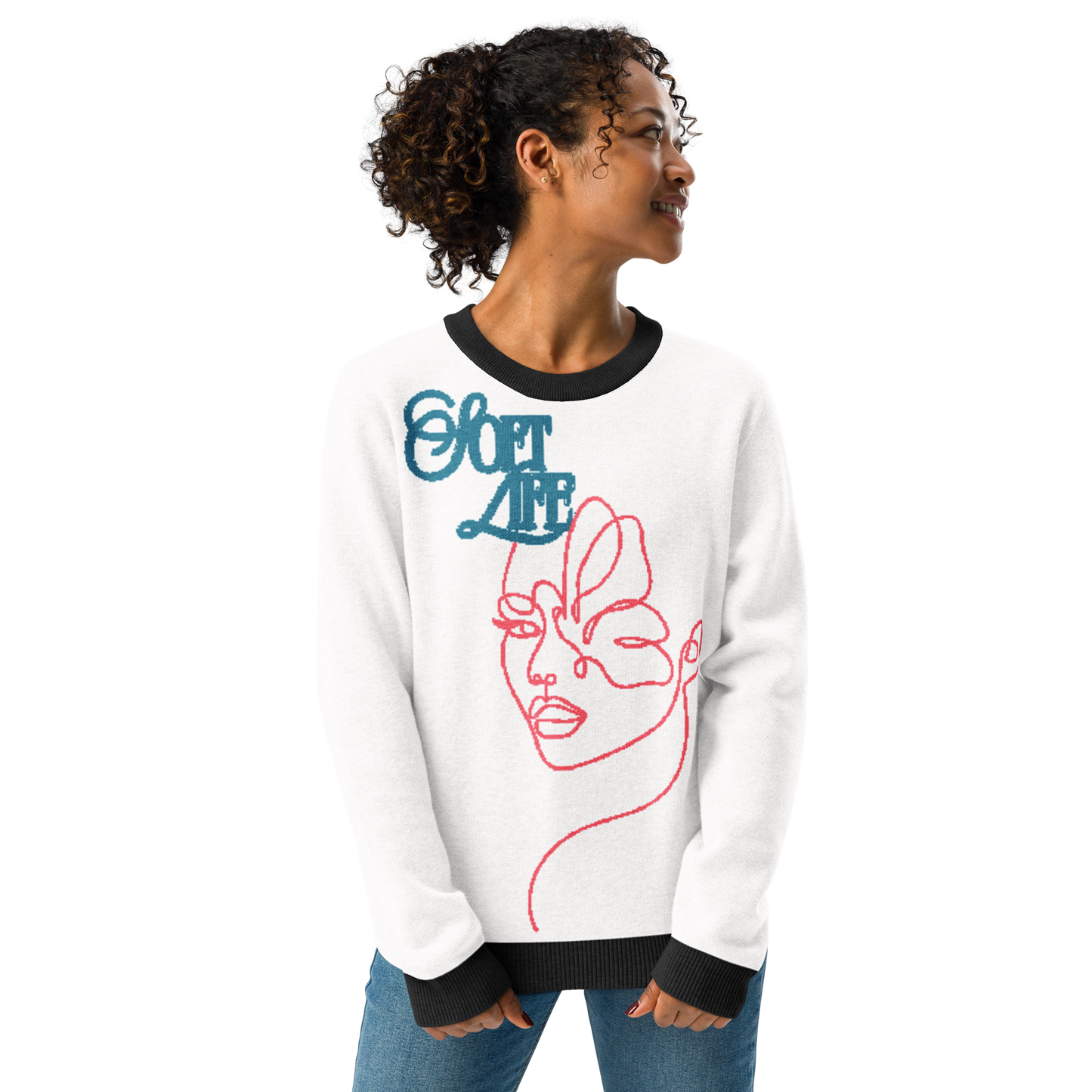 Soft Life, Hard Hustle Crew Neck Sweater