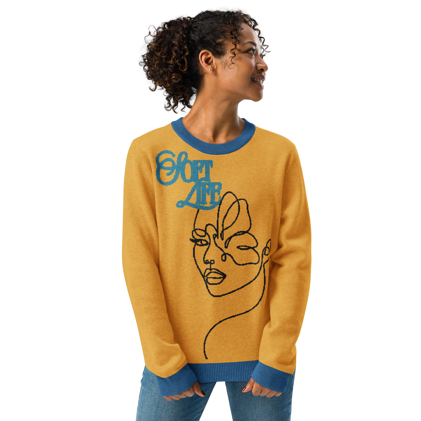 Soft Life, Hard Hustle Crew Neck Sweater