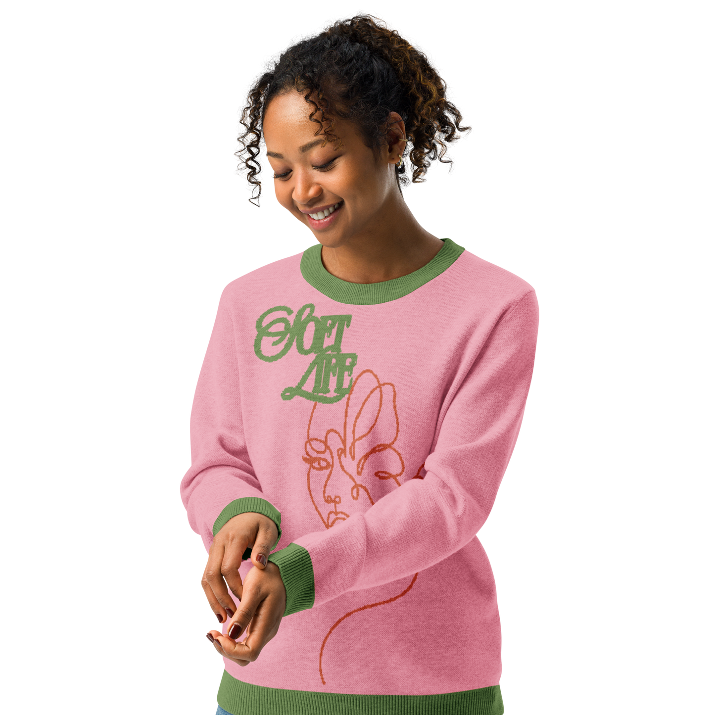 Soft Life, Hard Hustle Crew Neck Sweater