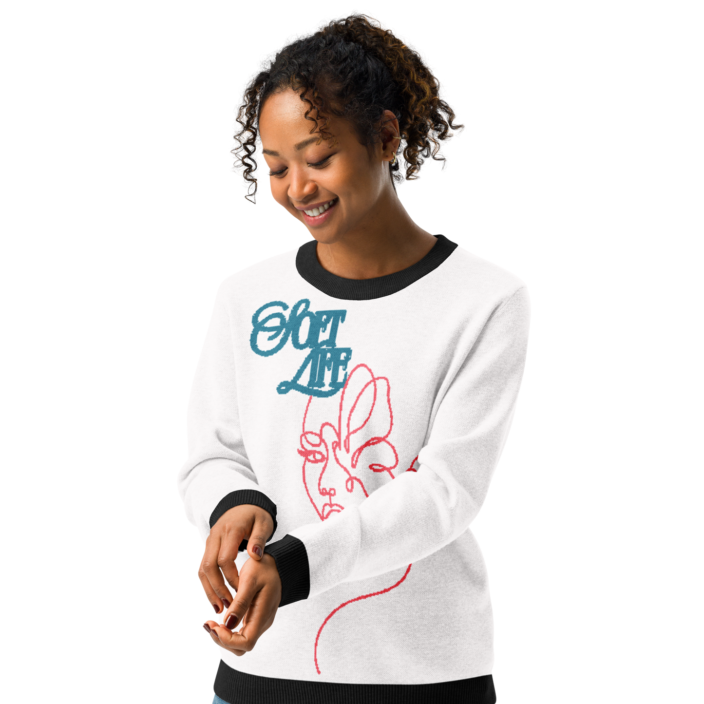 Soft Life, Hard Hustle Crew Neck Sweater