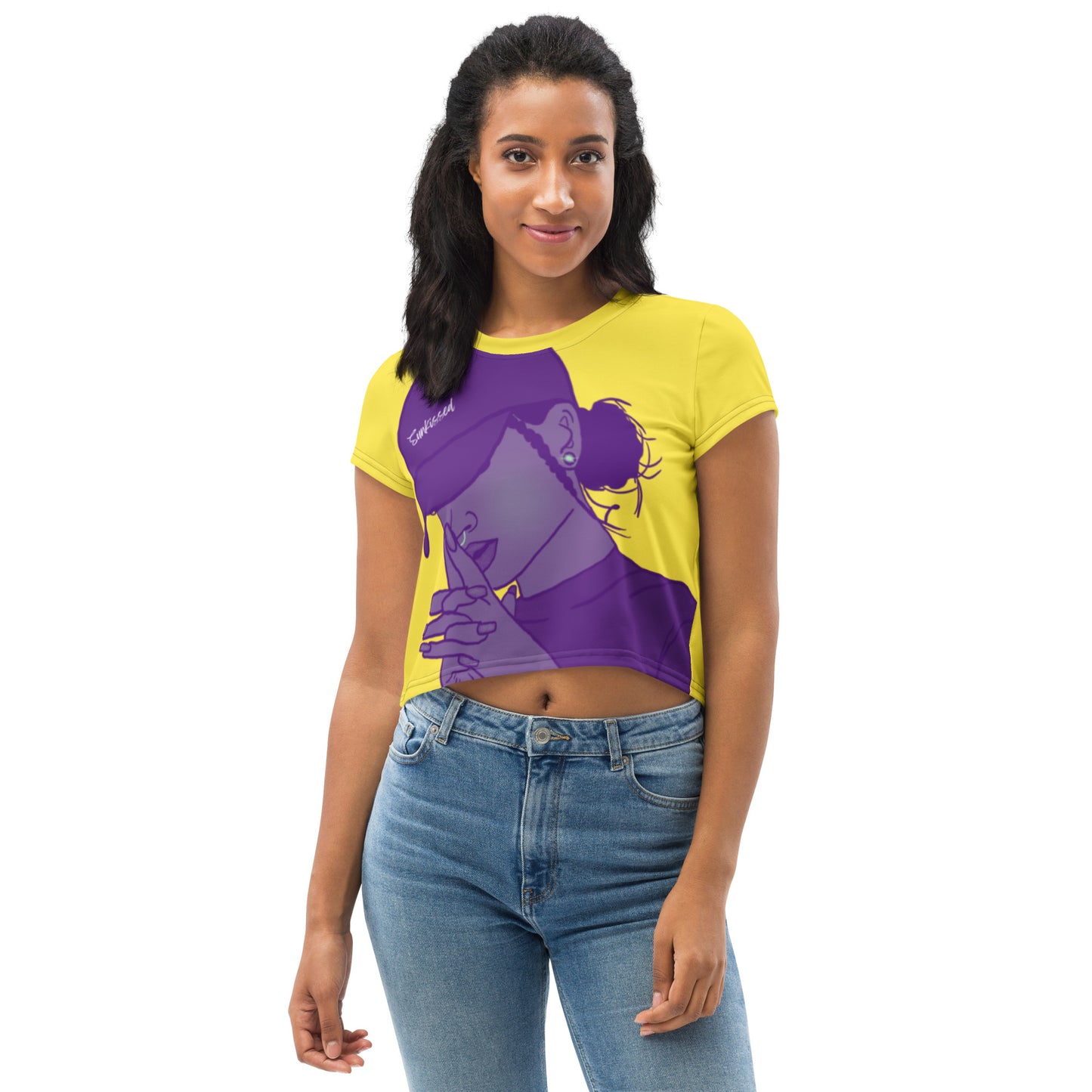 Baddie Aesthetic Crop Tee