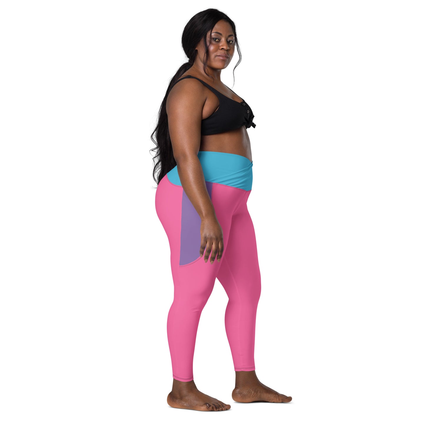 Bad Gal Crossover leggings with pockets