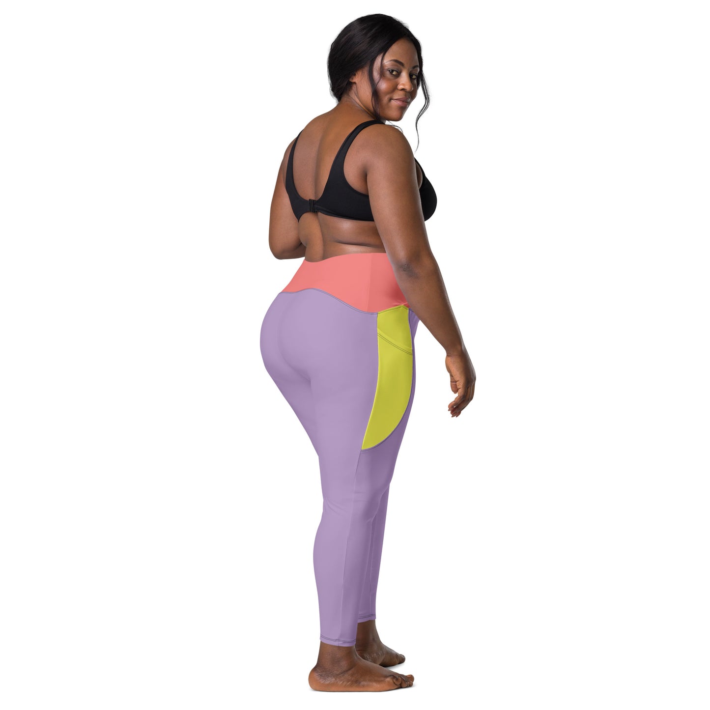 Bad Gal Crossover leggings with pockets