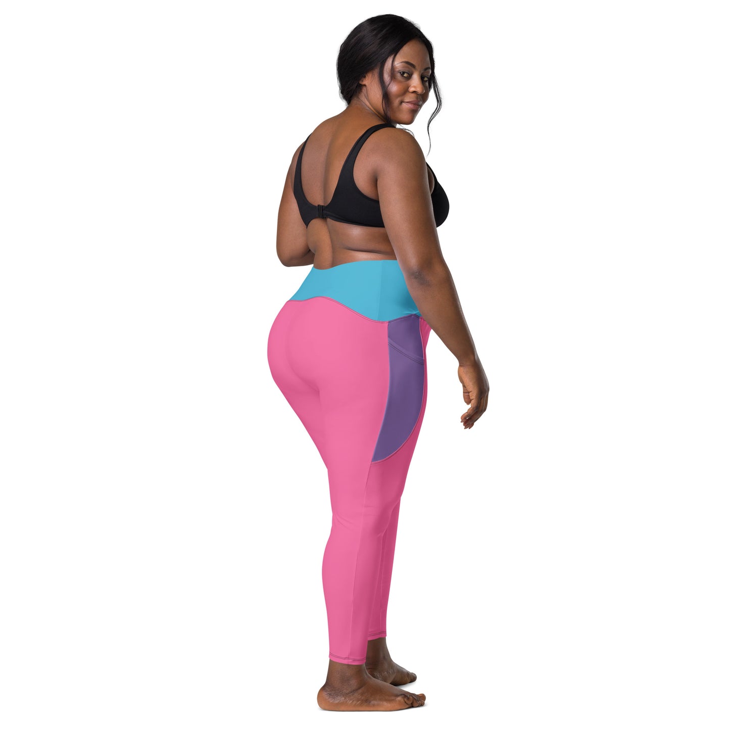 Bad Gal Crossover leggings with pockets