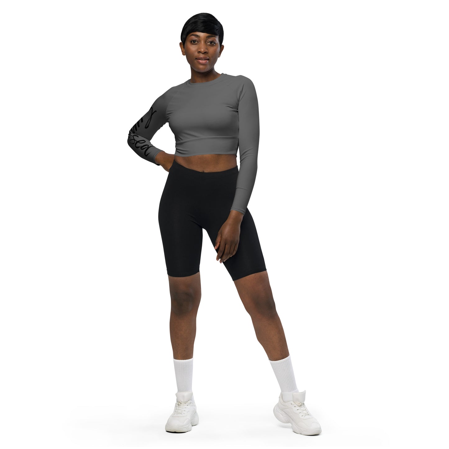 Sunkissed Baddie Basics Set - long-sleeve crop top