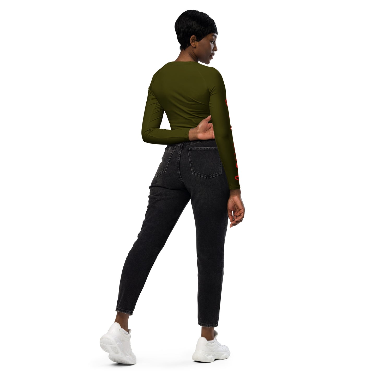 Sunkissed Baddie Basics Set - long-sleeve crop top