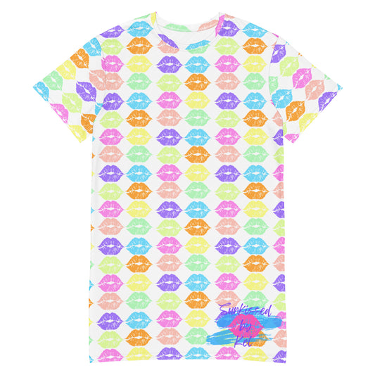 Lots of Kisses T-shirt dress