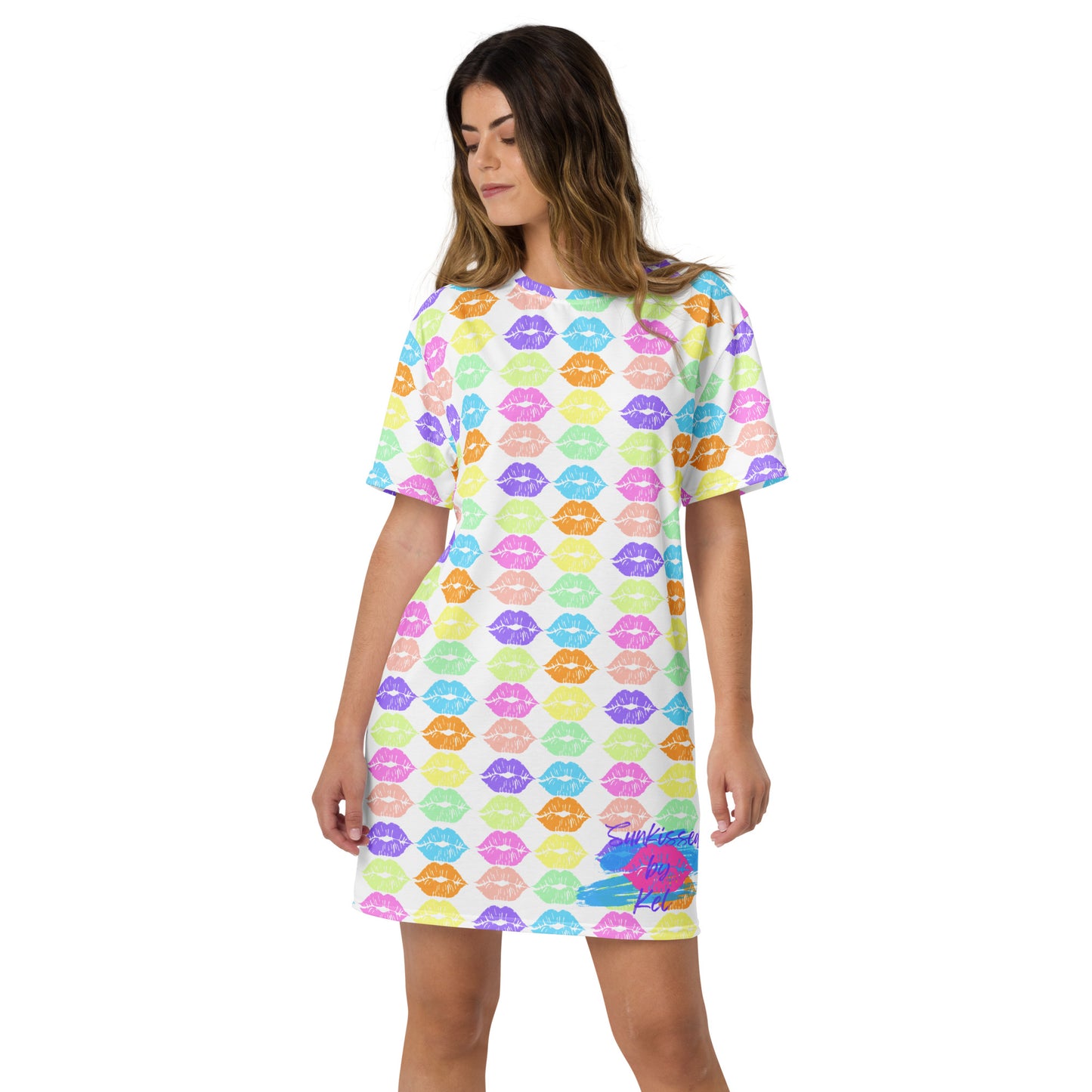 Lots of Kisses T-shirt dress