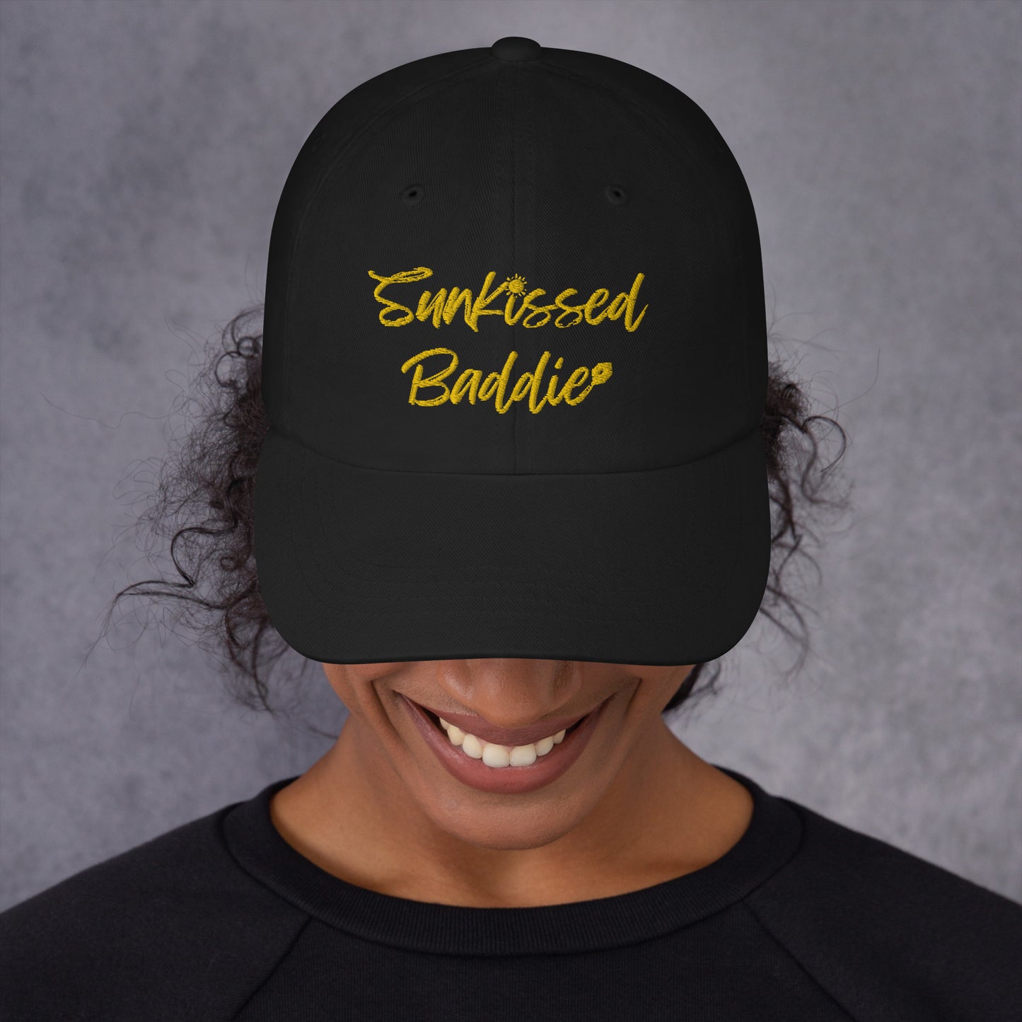 Sunkissed Baddie Yellow Dad hat