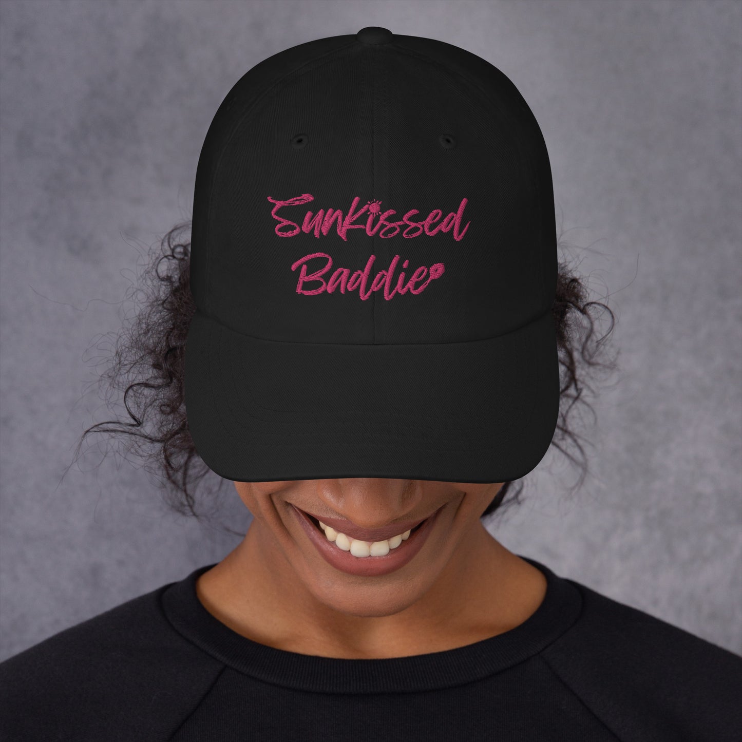 Sunkissed Baddie Pink Dad hat