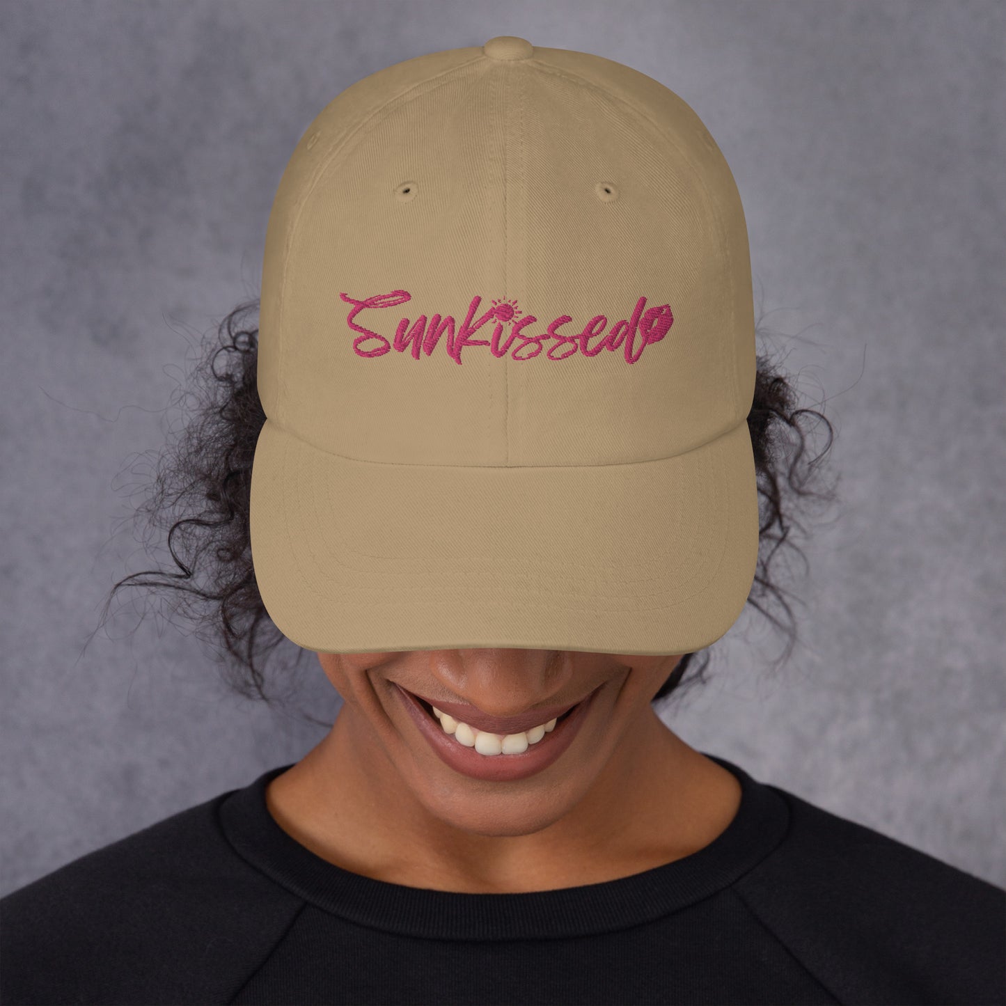 Sunkissed Pink Dad hat