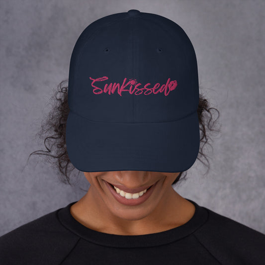 Sunkissed Pink Dad hat