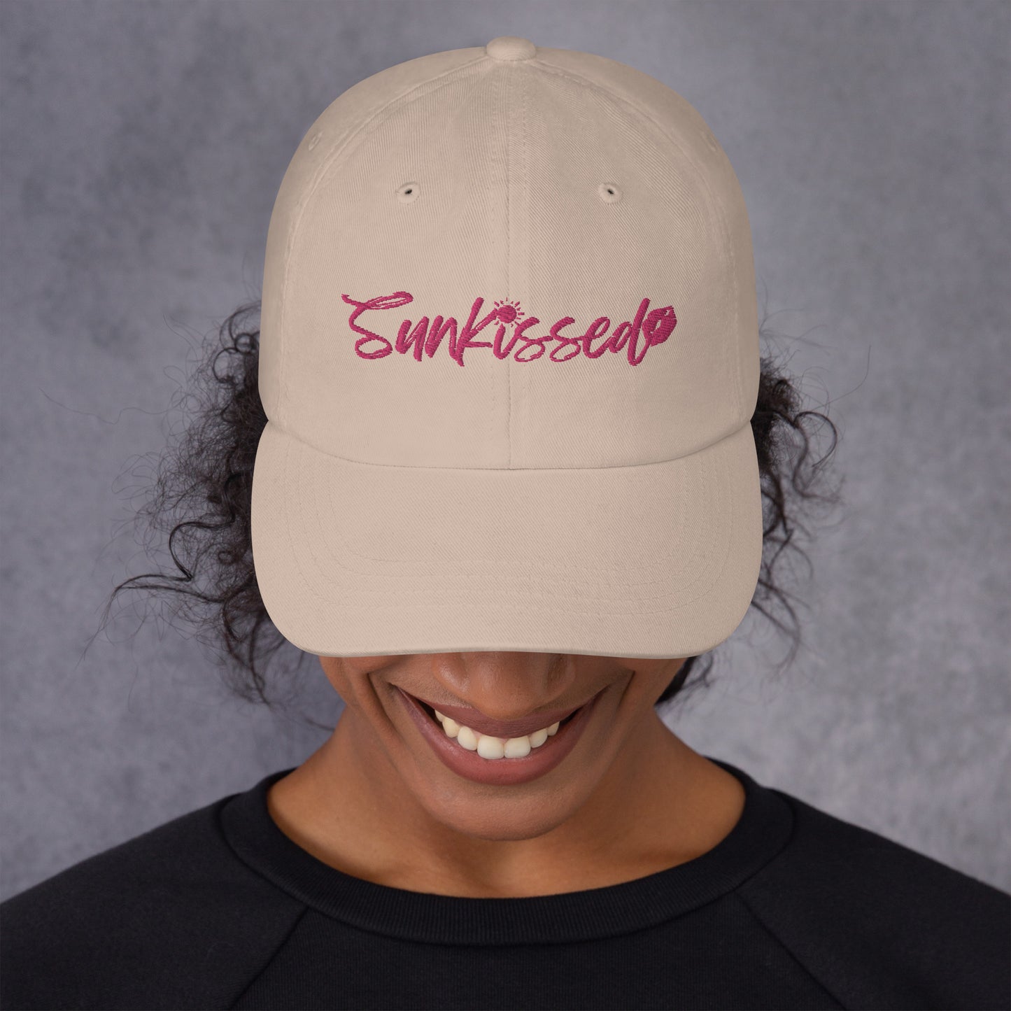 Sunkissed Pink Dad hat