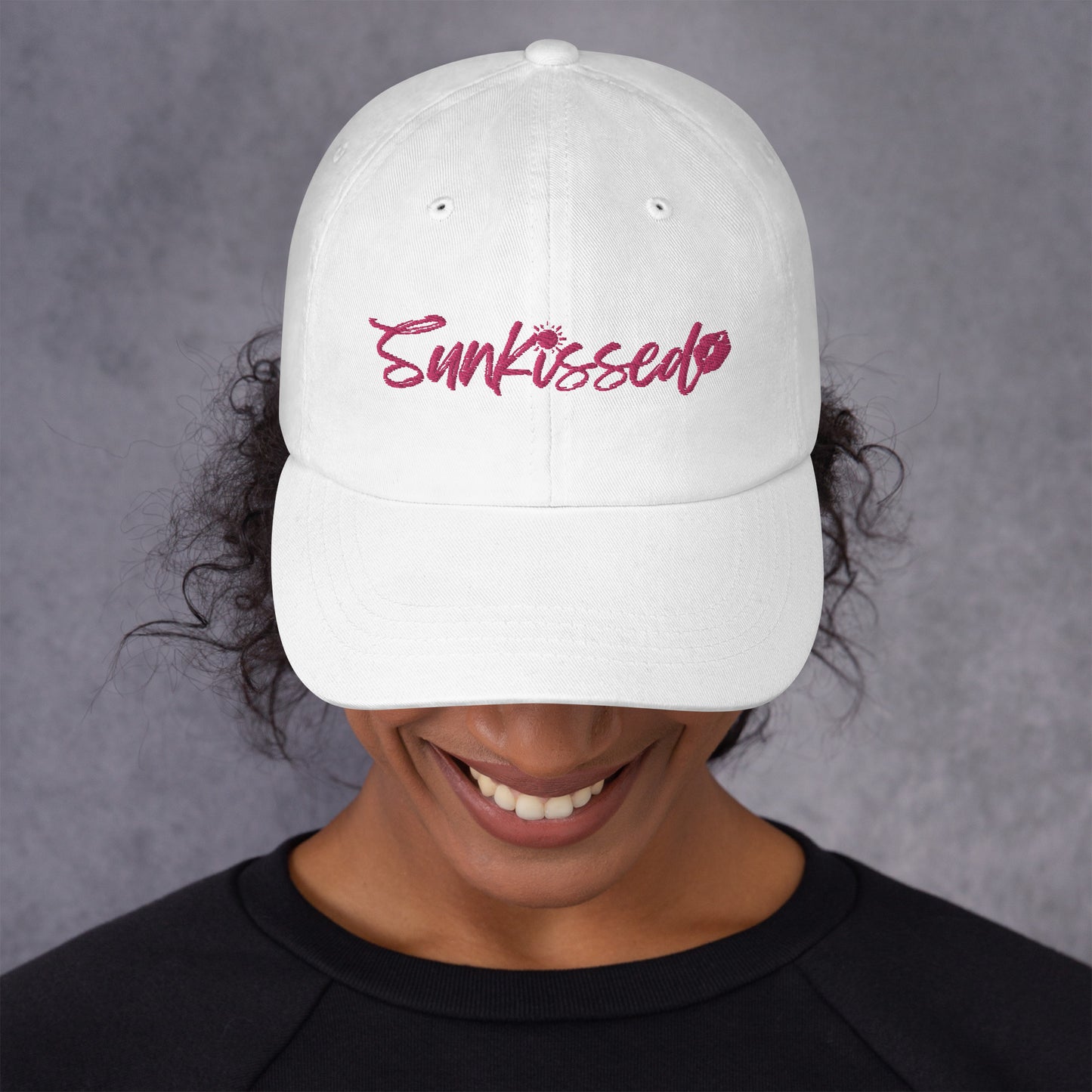 Sunkissed Pink Dad hat