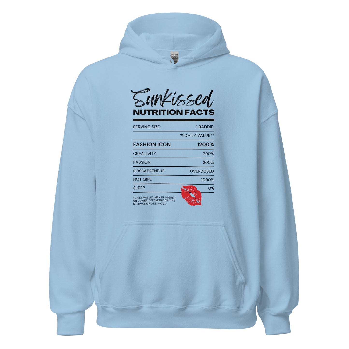 Sunkissed Nutrition Facts Hoodie