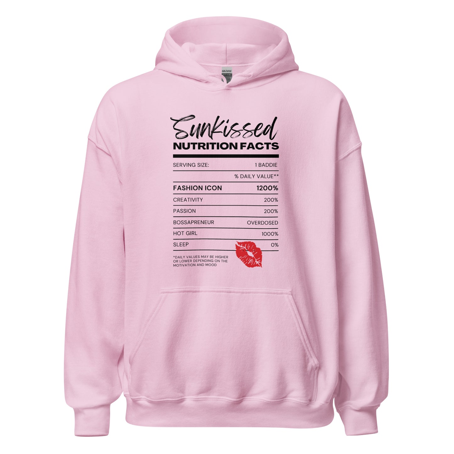 Sunkissed Nutrition Facts Hoodie