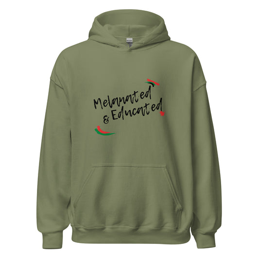 Melanated and Educated Hoodie