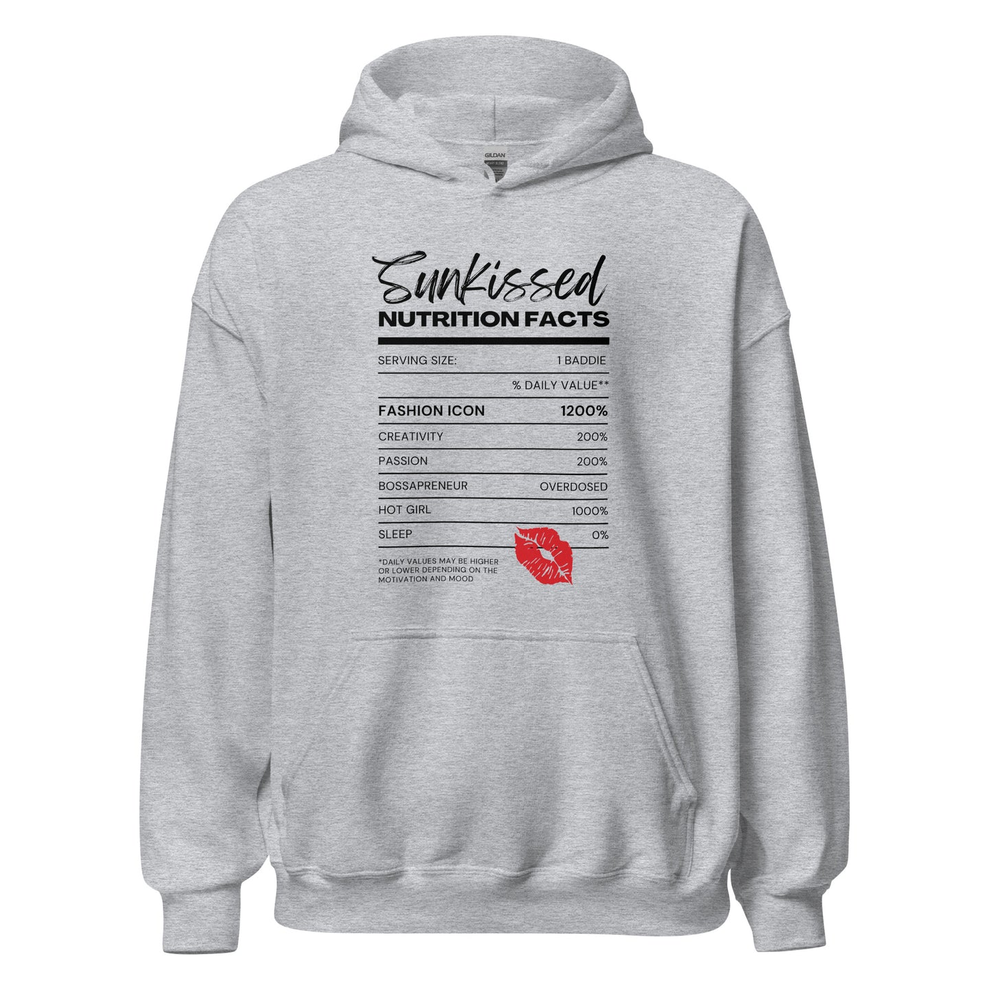 Sunkissed Nutrition Facts Hoodie